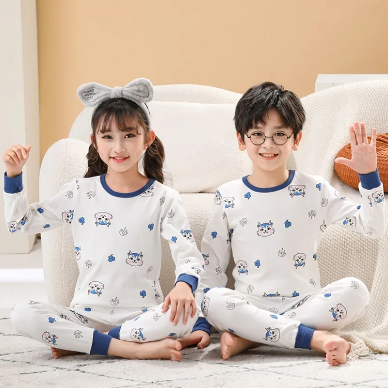 Boys Girls Pajamas Winter Thermal Underwear Children's Clothing Sleepwear Warm Pyjamas Sets For Kids 2 4 5 6 8 10 12 13 Years Boys Girls Pajamas Winter Thermal Underwear Children's Clothing Sleepwear Warm Pyjamas Sets For Kids 2 4 5 6 8 10 12 13 Years