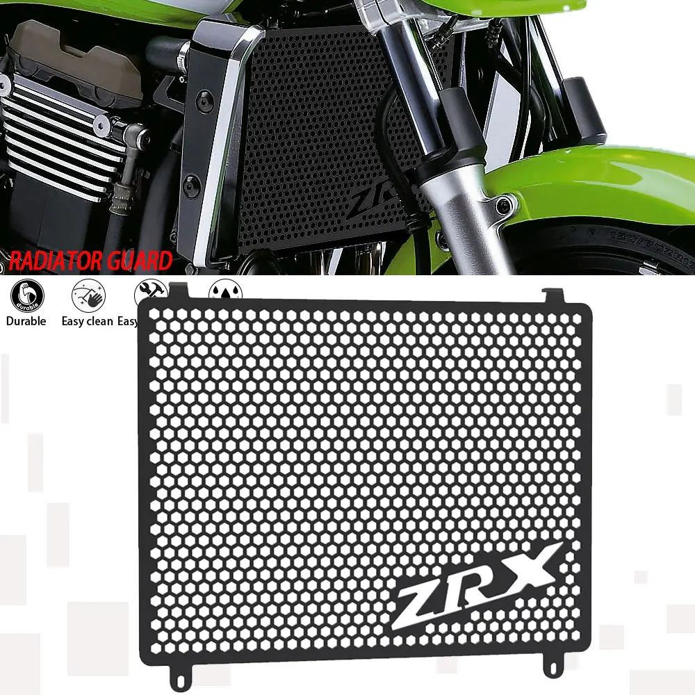 FOR Kawasaki ZRX1100 1997-2000 ZRX1200R 2001-2008 ZRX1200S 2001-2004 ZRX 1200 1100 R/S Motorcycle Radiator Guard Protector Cover
FOR Kawasaki ZRX1100 1997-2000 ZRX1200R 2001-2008 ZRX1200S 2001-2004 ZRX 1200 1100 R/S Motorcycle Radiator Guard Protector Cover