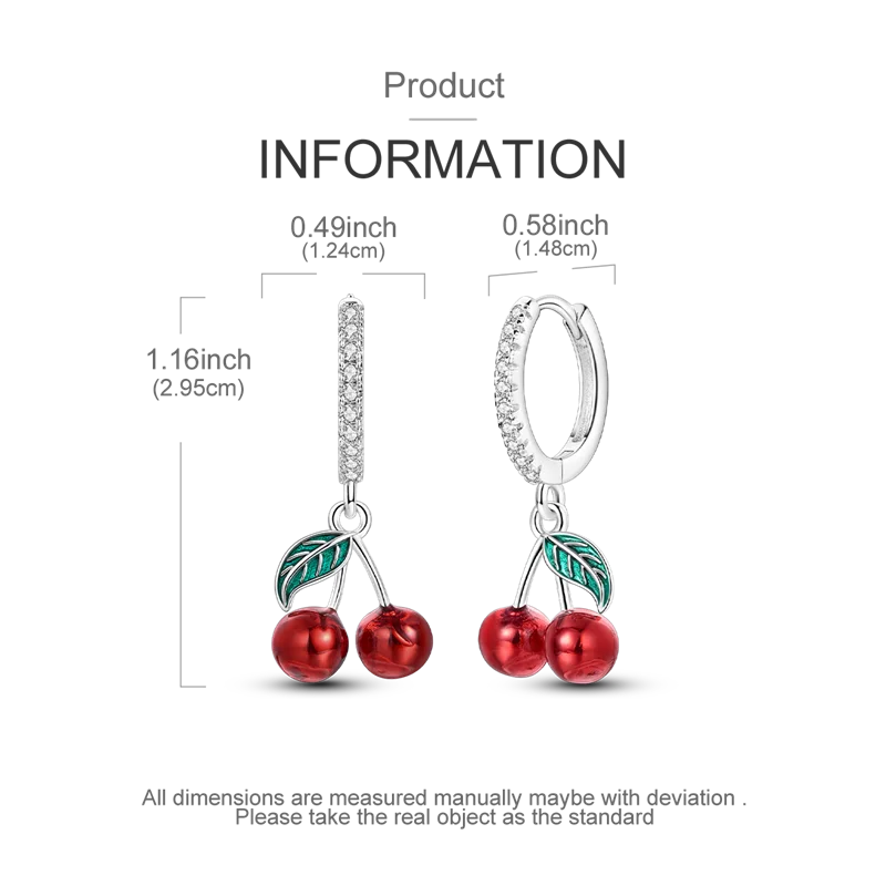 New 925 Sterling Silver Sweet Cherry Drop Hoop Earrings Women Engagement Wedding Jewelry Gift 4 Mallzona S8edec267a5c446a5924d9e81c41e21a1l New 925 Sterling Silver Sweet Cherry Drop Hoop Earrings Women Engagement Wedding Jewelry Gift Mallzona