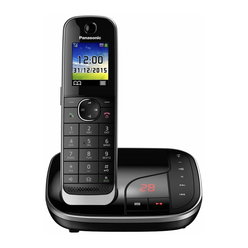 Радиотелефон Dect Panasonic KX-TGJ320RUB черный автооветчик |