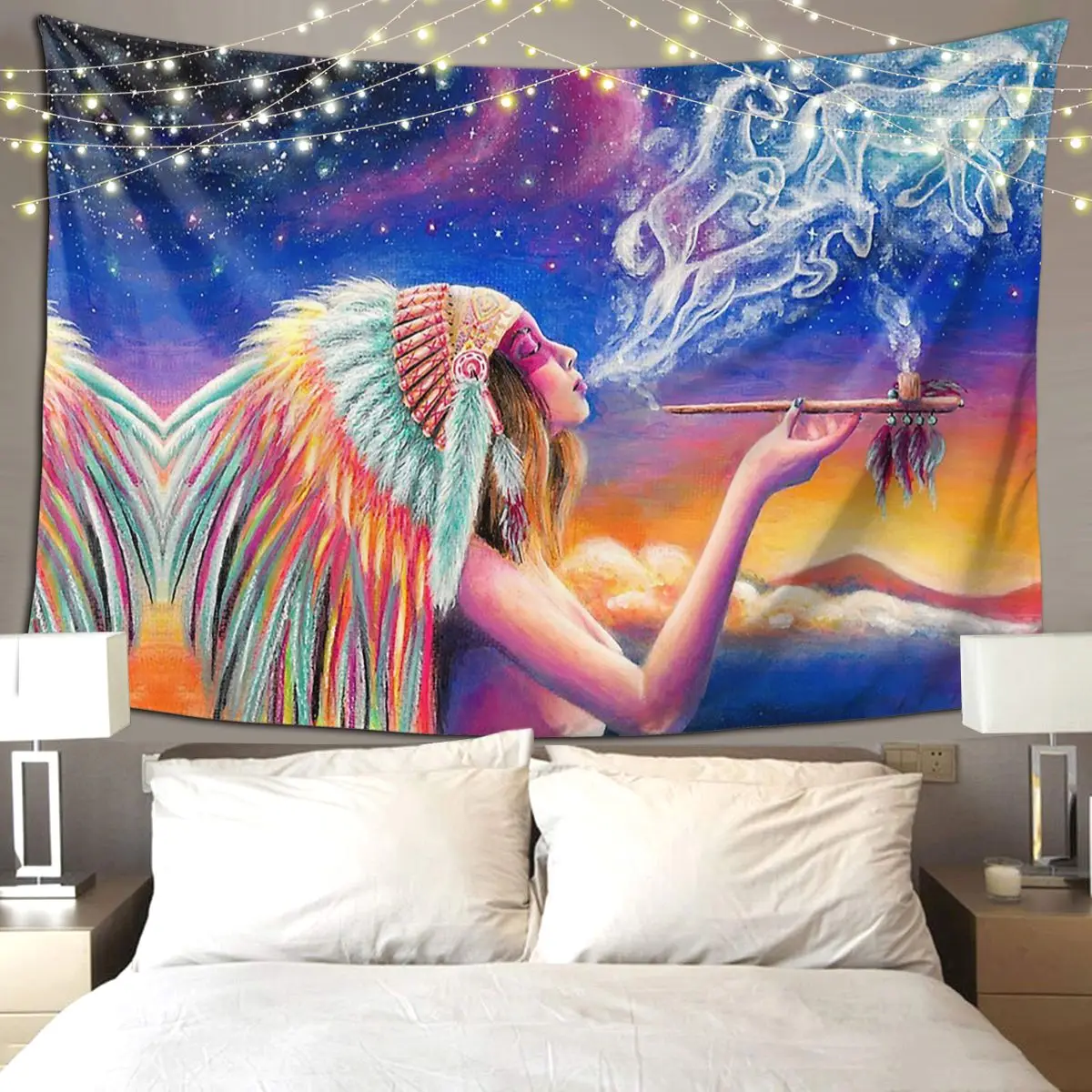 

Spirit Tapestry Funny Wall Hanging Aesthetic Home Decor Tapestries for Living Room Bedroom Dorm Room