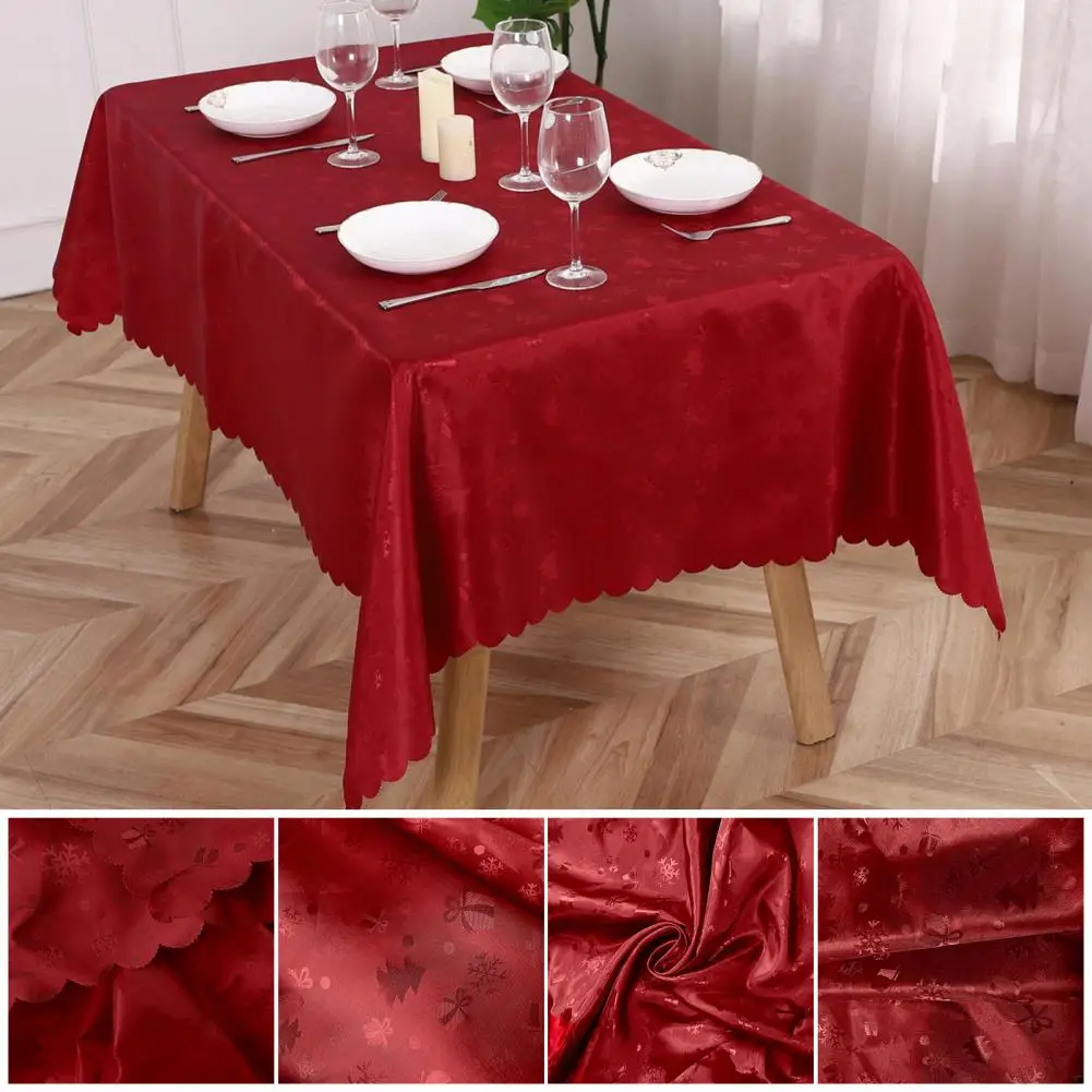 

Rectangular Tablecloth Waterproof Jacquard Table Cover Antifouling Table Cloth Parties Dinner Table Decoration Home Decorations