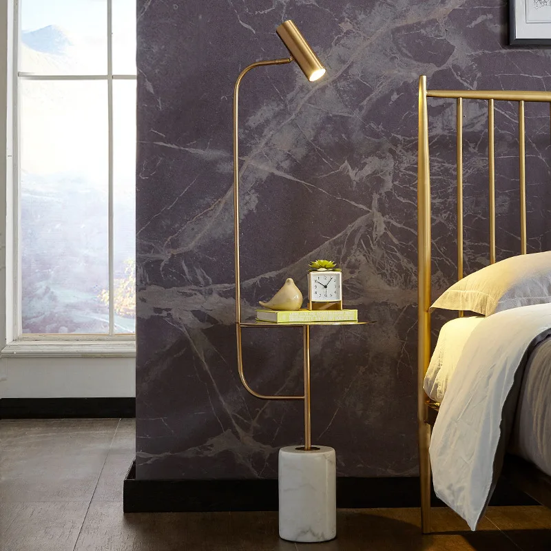 Nordic marble bedside table, creative personality, stainless steel brushed light cabinet for bedroom, simple and modern, designe
Nordic marble bedside table, creative personality, stainless steel brushed light cabinet for bedroom, simple and modern, designe