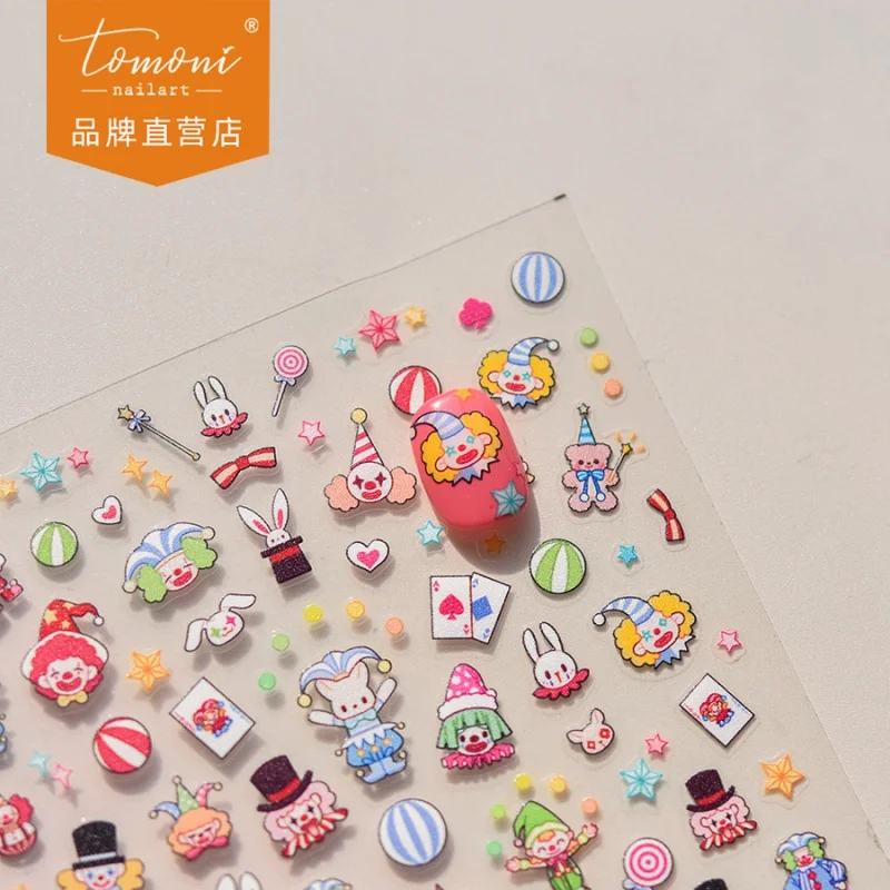 Tomoni Thin Tough Nail Stickers Popular Cute Nail Sticker Factory Wholesale Japanese Flowers Girl 3492 
Tomoni Thin Tough Nail Stickers Popular Cute Nail Sticker Factory Wholesale Japanese Flowers Girl 3492