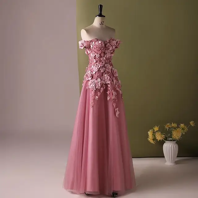 MacFondVestiEducational Sweet Flower Robes de Rh, Robes Sharon de luxe, Robes de soirée élégantes, Nouveau, 2024 2