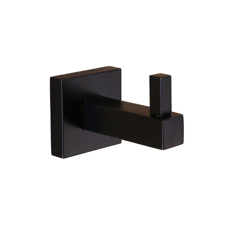 Wall Mount Single Robe Hook Bathroom Accessories Black Bedroom Clothes Coat Holder Livingroom Kitchen Hanging Storage Organizer
Wall Mount Single Robe Hook Bathroom Accessories Black Bedroom Clothes Coat Holder Livingroom Kitchen Hanging Storage Organizer