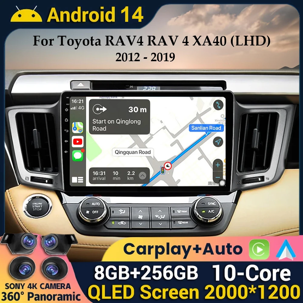 Android 14 Auto Carplay Car radio For Toyota RAV4 RAV 4 Xa40 2012 2013 2014 2015 2016 2017 2018 2019 Stereo Multimedia Player BT
Android 14 Auto Carplay Car radio For Toyota RAV4 RAV 4 Xa40 2012 2013 2014 2015 2016 2017 2018 2019 Stereo Multimedia Player BT