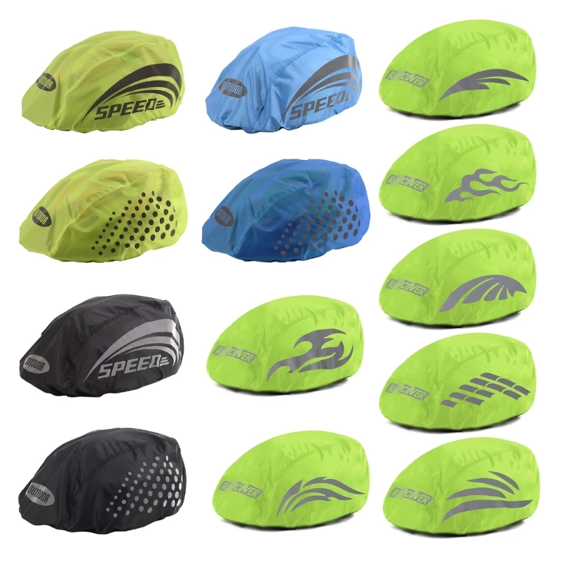 Cycling Helmet Cover Bike Helmet Cover with Reflective Stripes Highly Visible Helmet Cover Waterproof Dustproof D5QD
Cycling Helmet Cover Bike Helmet Cover with Reflective Stripes Highly Visible Helmet Cover Waterproof Dustproof D5QD