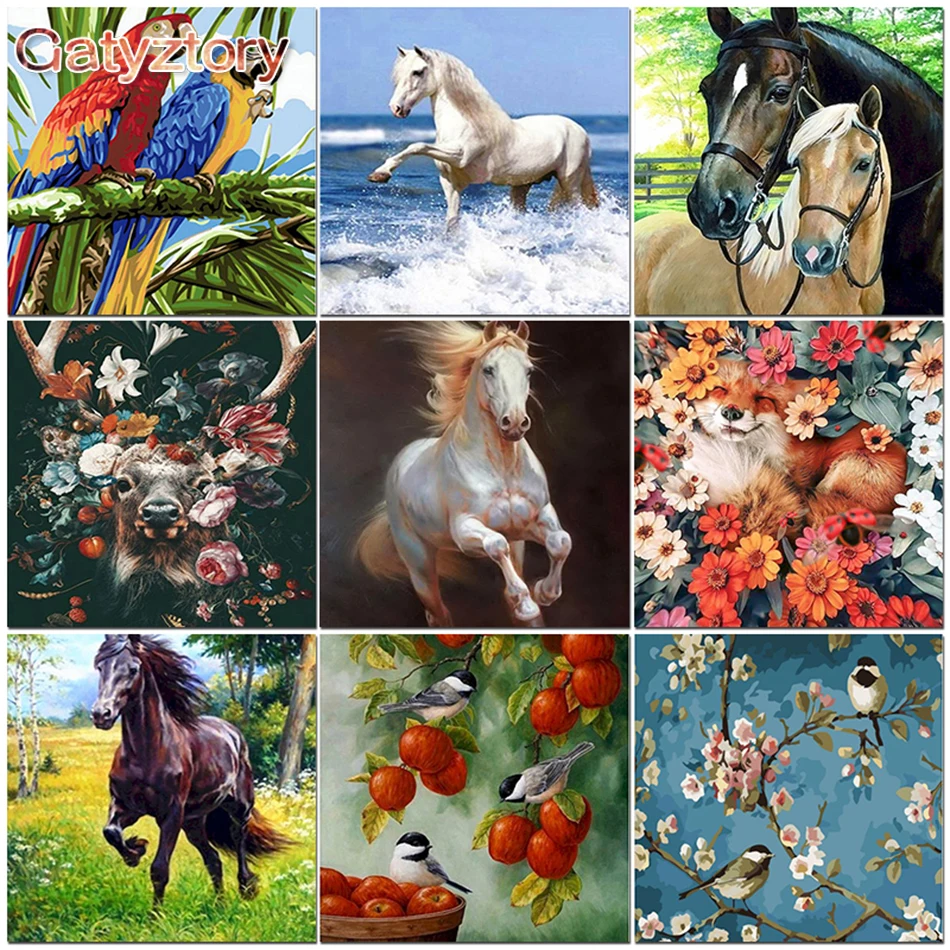 Gatyztory 60x75cm Picture By Number Kits Handpainted Oil Painting By Numbers Animal Drawing On Canvas Home Decoration Art Gift
Gatyztory 60x75cm Picture By Number Kits Handpainted Oil Painting By Numbers Animal Drawing On Canvas Home Decoration Art Gift