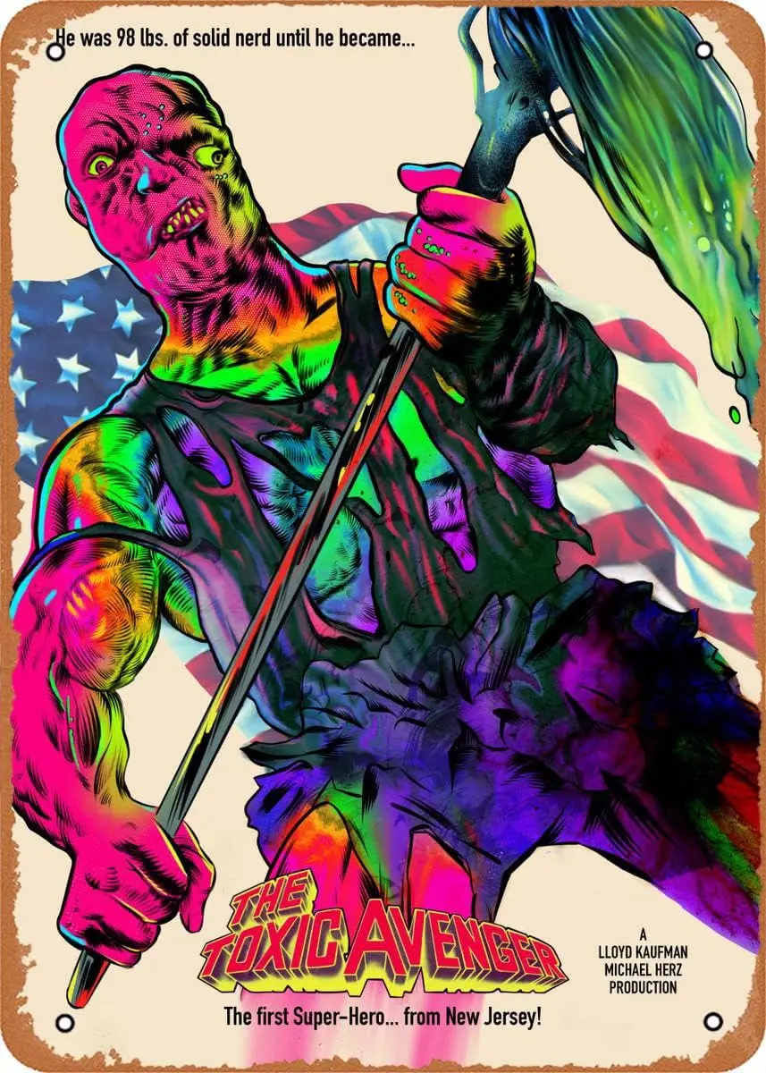 Muecddoa ретро-постер к фильму металлический знак токсичный Мститель кино плакаты Настенный декор металлический знак-8x12 дюймов 
Muecddoa ретро-постер к фильму металлический знак токсичный Мститель кино плакаты Настенный декор металлический знак-8x12 дюймов