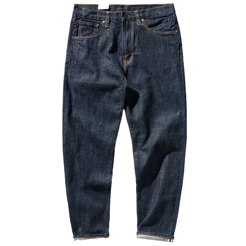 Jeans Edge Red Men Ear Amekaji Retro Autumn and Winter Heavy and Thick One Wash Primary Color Cattle Pants
Jeans Edge Red Men Ear Amekaji Retro Autumn and Winter Heavy and Thick One Wash Primary Color Cattle Pants