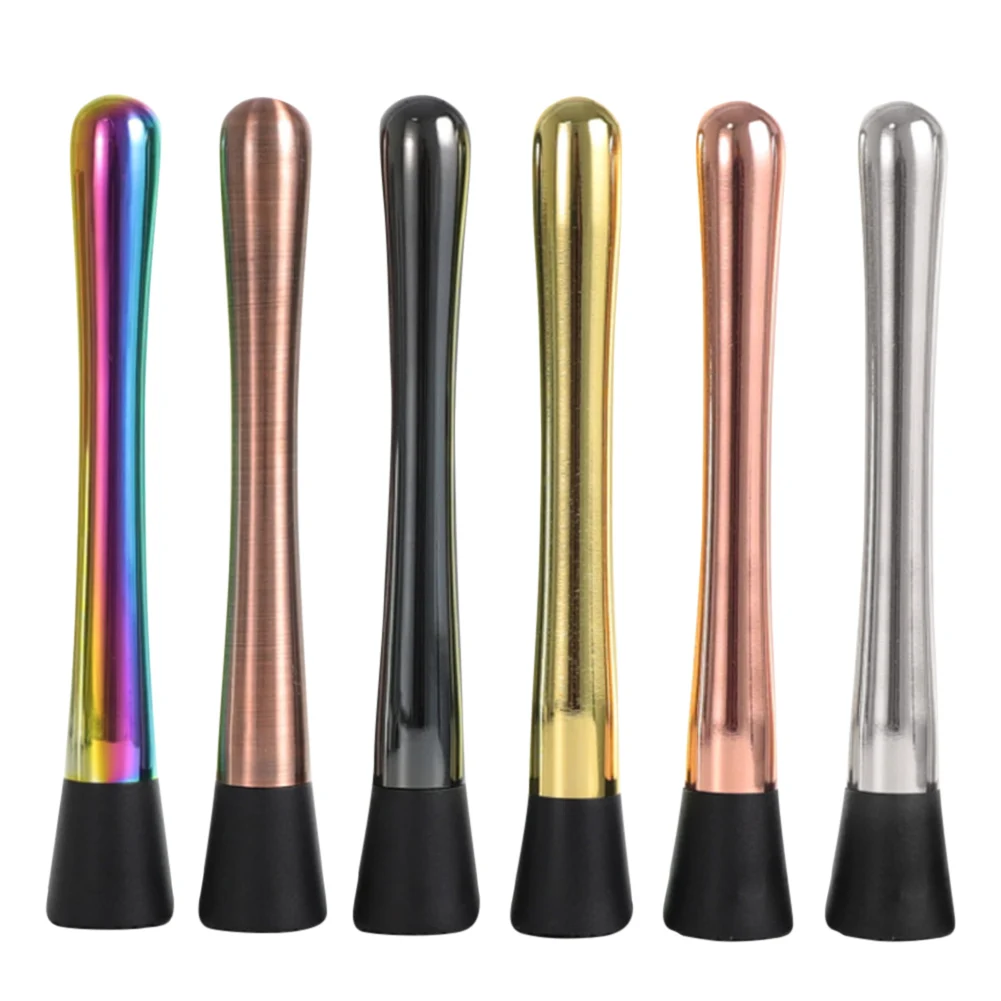 Stainless Steel Muddler Sticks Bar Mixer Long Handle DIY Drink Mojito Cocktail Muddler Ice Fruit Crusher Barware Bar Tools
Stainless Steel Muddler Sticks Bar Mixer Long Handle DIY Drink Mojito Cocktail Muddler Ice Fruit Crusher Barware Bar Tools