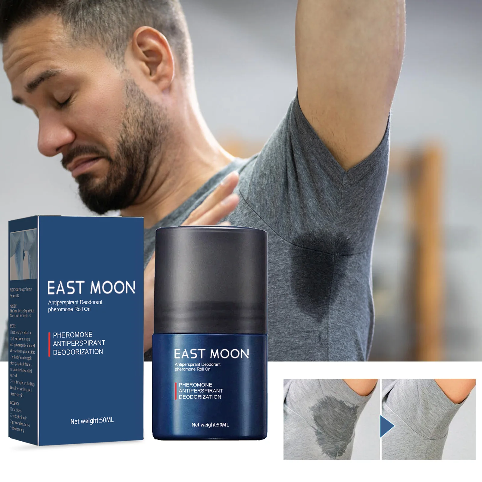 Antiperspirant Deodorant Stick Roll Bromhidrosis Reduce Bacteria Sweat Fast Dry Lasting on Underarm Odor Removal Stick
Antiperspirant Deodorant Stick Roll Bromhidrosis Reduce Bacteria Sweat Fast Dry Lasting on Underarm Odor Removal Stick