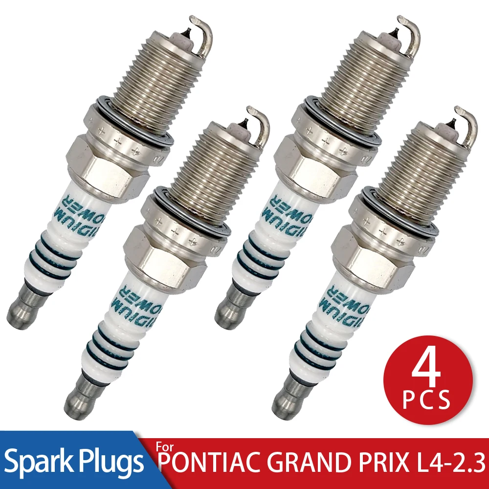 

4 шт./партия, свечи зажигания для автомобилей PONTIAC GRAND PRIX L4-2.3L