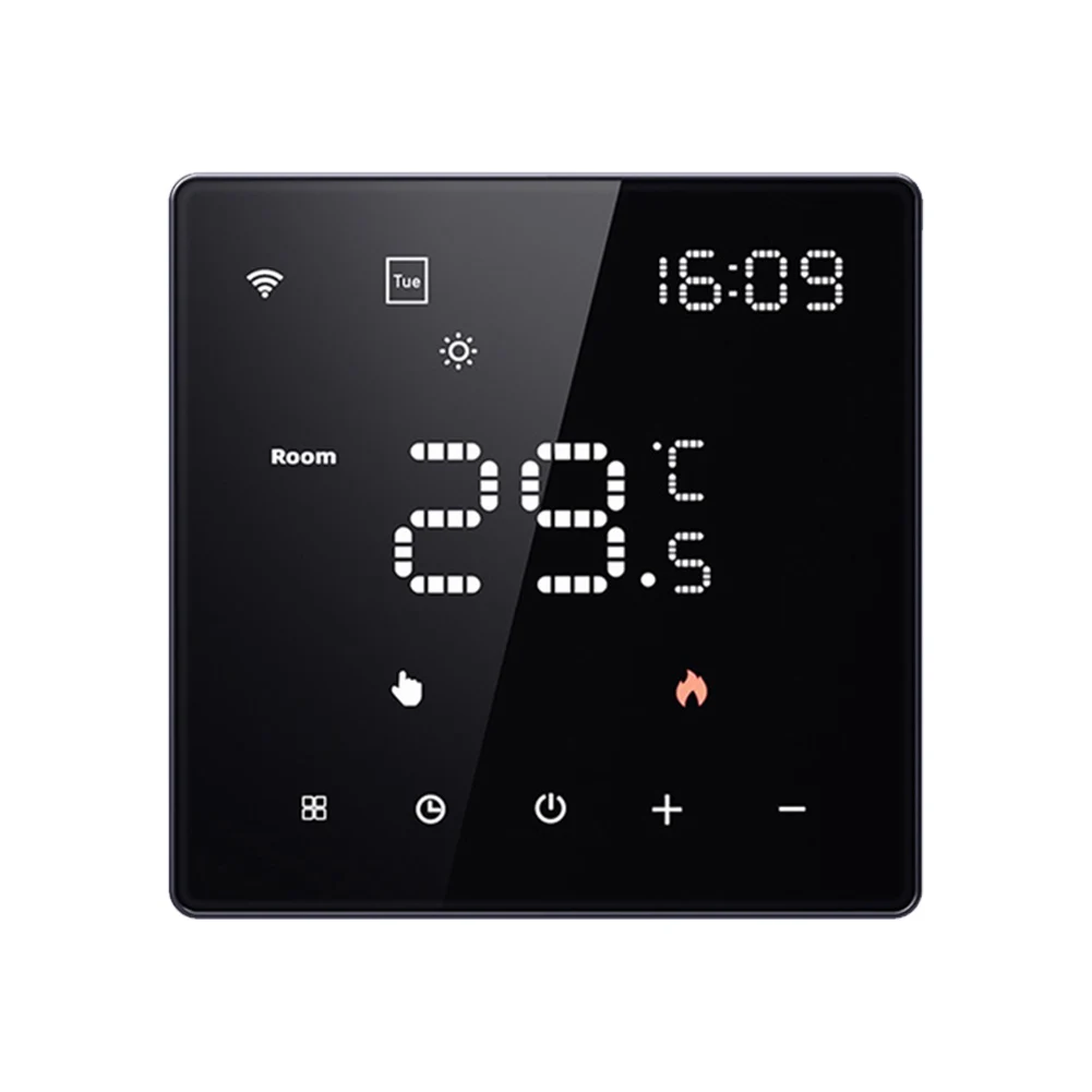 Programmable Smart Thermostat Touch Screen Remote App Control Weekly Schedule Suitable for Home and Office
Programmable Smart Thermostat Touch Screen Remote App Control Weekly Schedule Suitable for Home and Office