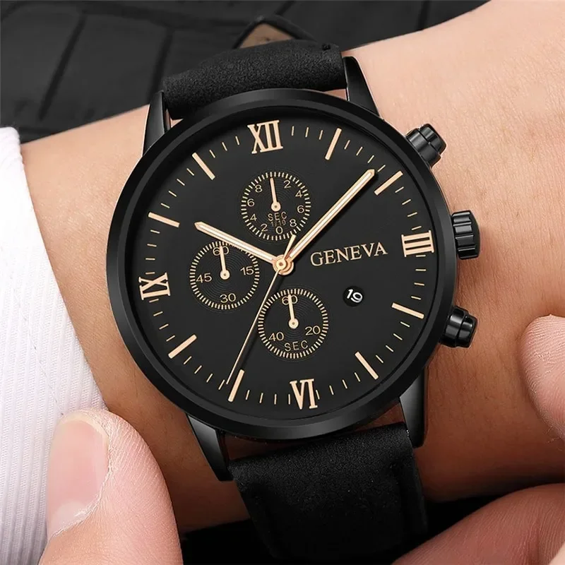 

Quartz Watch Men Roman Dial Watches Fashion Round Date Male Quartz Wristwatches for Sports Relogios Masculino Reloj Hombre Часы