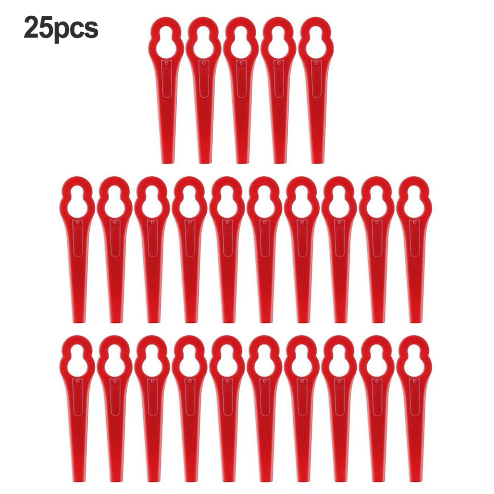 Reliability Grass Trimmer Blades High-quality Long-term Use Plastic Red Robust Safety 25pcs 85mm Good Performance
Reliability Grass Trimmer Blades High-quality Long-term Use Plastic Red Robust Safety 25pcs 85mm Good Performance
