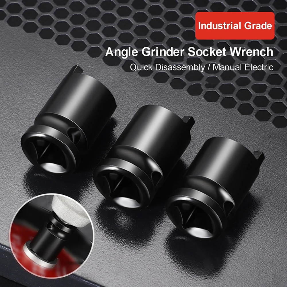 Angle Grinder Socket Wrench Thread Release Universal 2pcs Adapter Black Durable Electric Pneumatic Power Tools
Angle Grinder Socket Wrench Thread Release Universal 2pcs Adapter Black Durable Electric Pneumatic Power Tools
