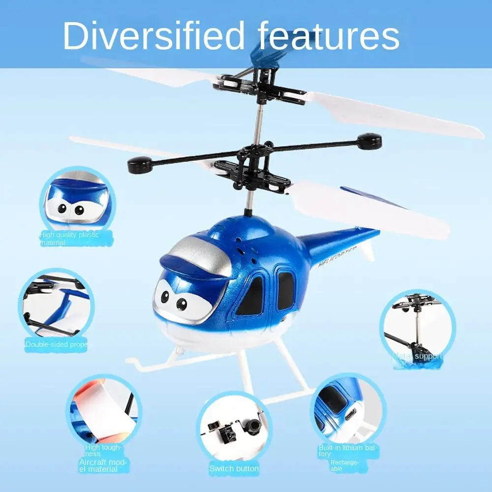 

With USB Charge Infrared Sensor Helicopter Toy Helicopter Induction Flying Toys Plastic Indoor Flight Toys Kids Plane Toys