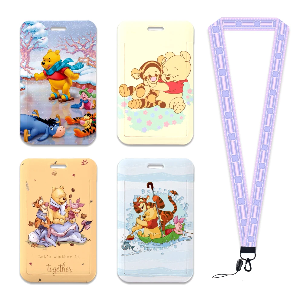 Cartoon Winnie ID Badge Holder Neck Strap Daisy Door Card Holders Lanyards Girls Boys Disney Keychain Credential Holder
Cartoon Winnie ID Badge Holder Neck Strap Daisy Door Card Holders Lanyards Girls Boys Disney Keychain Credential Holder