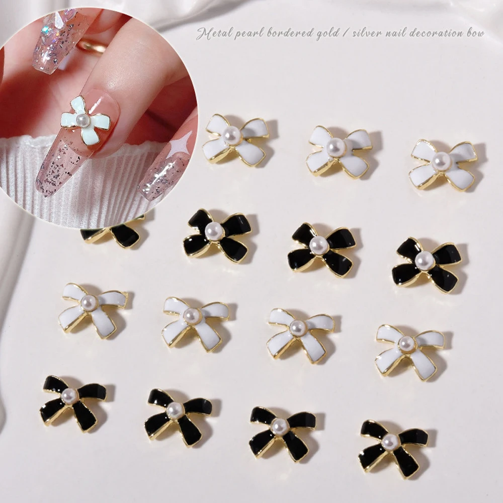 10pcs Keen French Nail Art Charm 3D Luxury Metal Alloy Pearl Bow Nail Strass Decoration Baroque Style DIY Nail Accessories
10pcs Keen French Nail Art Charm 3D Luxury Metal Alloy Pearl Bow Nail Strass Decoration Baroque Style DIY Nail Accessories