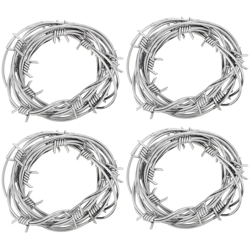 4 Pcs Simulation Wire Chain Halloween Barbed Wires Ornament Party Garlandations Prom Props Pvc
4 Pcs Simulation Wire Chain Halloween Barbed Wires Ornament Party Garlandations Prom Props Pvc