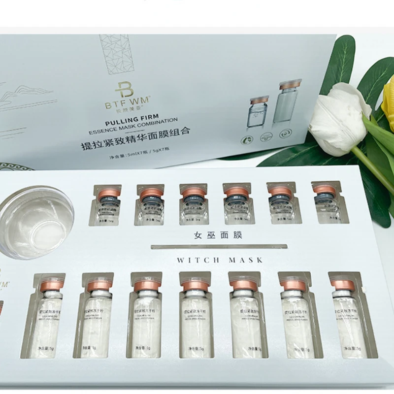 Korean Cosmetic Miracle Face Mask Facial Mask Face Lifting Peptide Essence Set Repair Skin Care Set for Anti-wrinkle Anti-aging
Korean Cosmetic Miracle Face Mask Facial Mask Face Lifting Peptide Essence Set Repair Skin Care Set for Anti-wrinkle Anti-aging