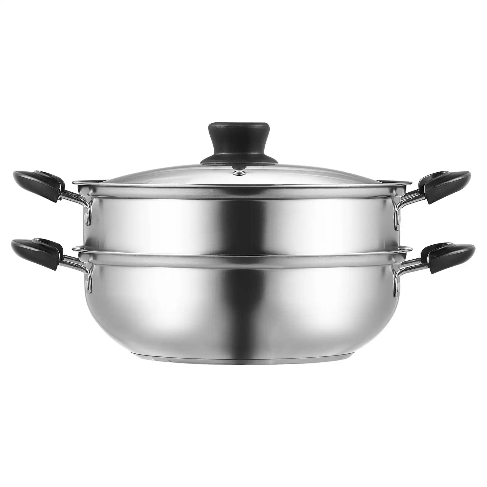 SKYSHALO Steamer Pot, 11in/28cm Steamer Pot for Cooking with 3QT Stock Pot and Vegetable Steamer
SKYSHALO Steamer Pot, 11in/28cm Steamer Pot for Cooking with 3QT Stock Pot and Vegetable Steamer
