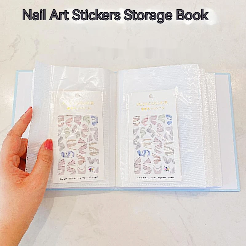 100 Slots Collecting Nail Stickers Storage Book Large Capacity Empty Album Card Decals Display Manicure Notebook
100 Slots Collecting Nail Stickers Storage Book Large Capacity Empty Album Card Decals Display Manicure Notebook