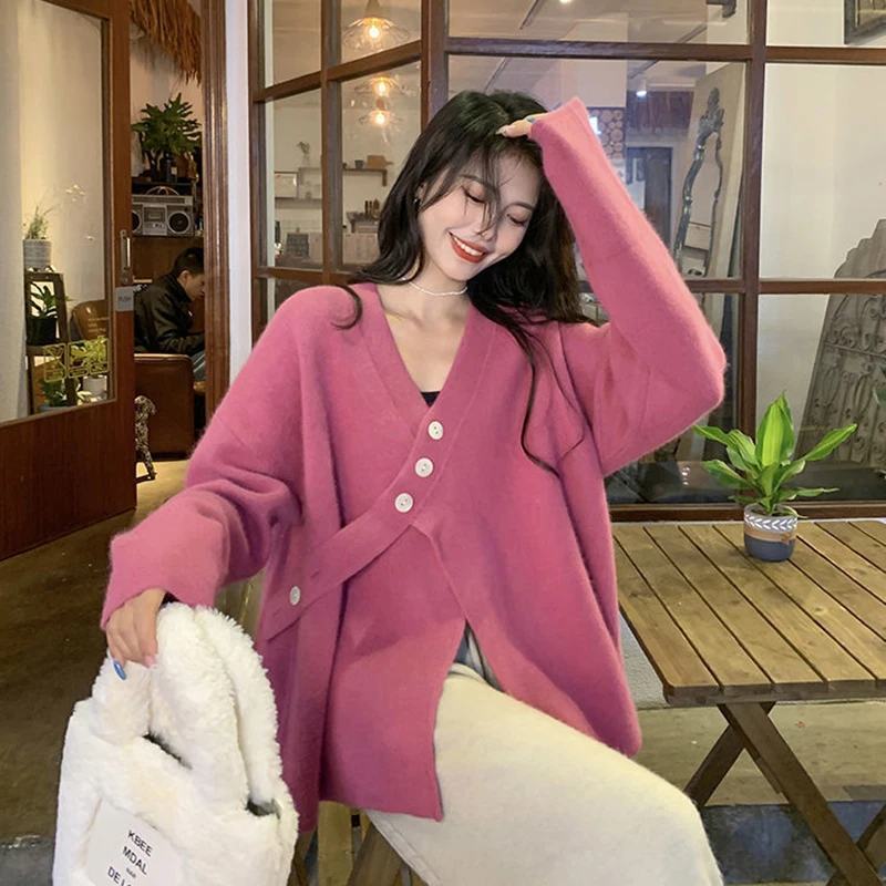 2022 New Korean Style Fashion Autumn Spring Z Knitted V-Neck Long Sleeve White Wool Coat Women's Belt Fashion Jacket
2022 New Korean Style Fashion Autumn Spring Z Knitted V-Neck Long Sleeve White Wool Coat Women's Belt Fashion Jacket