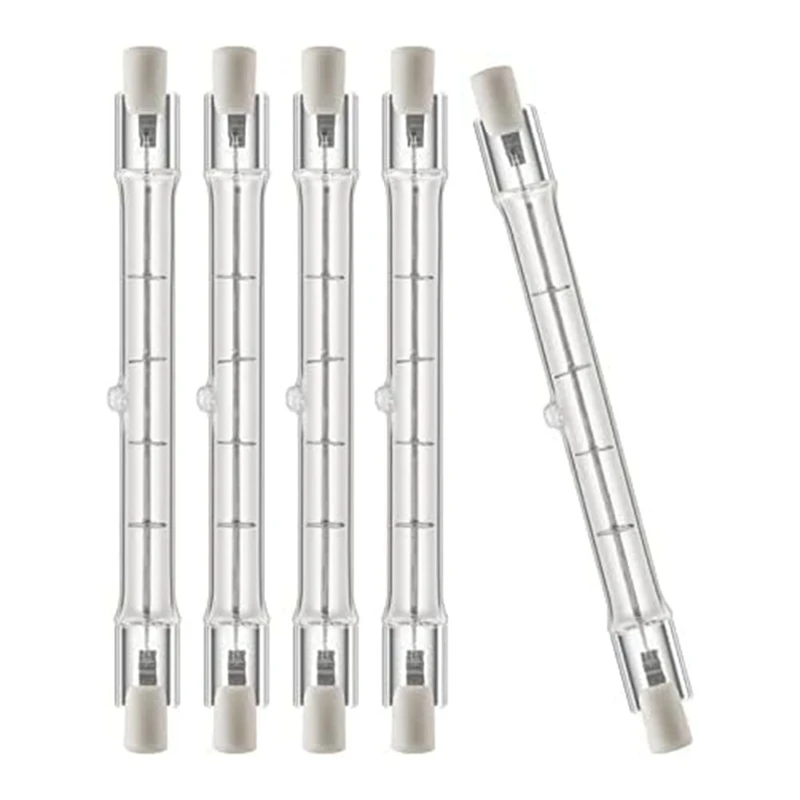5 Piece Halogen Bulbs J Type Halogen Light Bulb With Long Lifespan Double Ended Light Bulbs R7S T3 118Mm 150W 120V
5 Piece Halogen Bulbs J Type Halogen Light Bulb With Long Lifespan Double Ended Light Bulbs R7S T3 118Mm 150W 120V