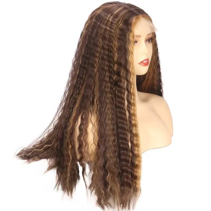 High Quality New European and American Wigs Long Curly Hair African Small Curly Fluffy Women's Chemical Fiber Wig Sets
High Quality New European and American Wigs Long Curly Hair African Small Curly Fluffy Women's Chemical Fiber Wig Sets
