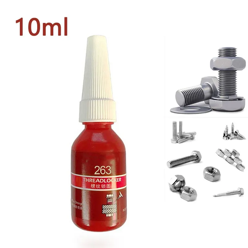 10Ml High Strength Threadlocker Red Threadlocker Adhesive 263 Anaerobic Accelerator Thread Locking Tools
10Ml High Strength Threadlocker Red Threadlocker Adhesive 263 Anaerobic Accelerator Thread Locking Tools
