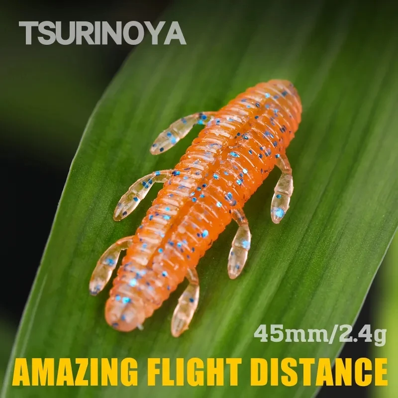 TSURINOYA 9 bags 45mm 2.4g Bass Soft Lure 12pcs /bag Soft Worm No Sinker Rig Fishing Baits Perch Pike Wormbait Silicone Bait
TSURINOYA 9 bags 45mm 2.4g Bass Soft Lure 12pcs /bag Soft Worm No Sinker Rig Fishing Baits Perch Pike Wormbait Silicone Bait