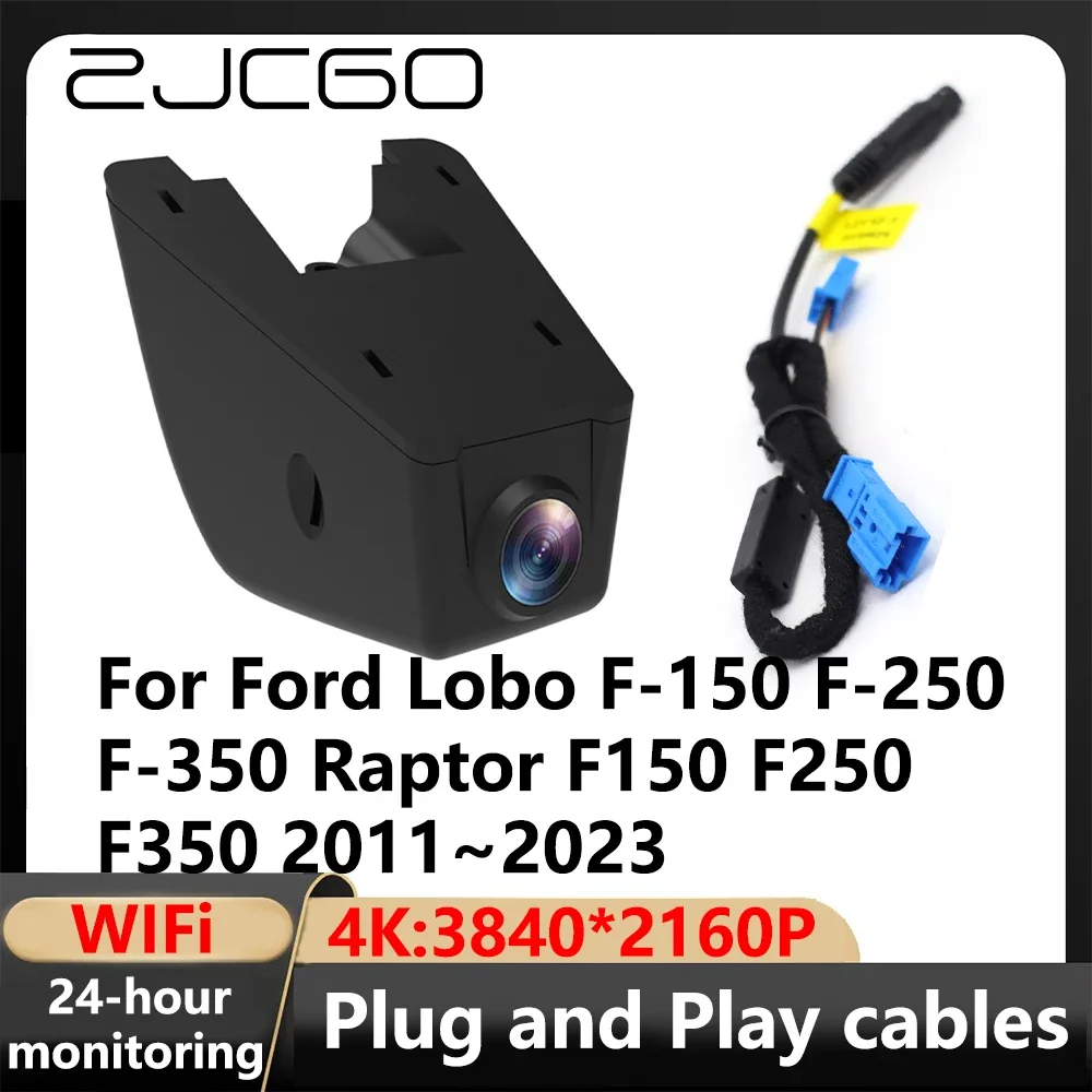 ZJCGO 4K Wifi 3840*2160 Car DVR Dash Cam Camera Recorder for Ford Lobo F-150 F-250 F-350 Raptor F150 F250 F350 2011~2023
ZJCGO 4K Wifi 3840*2160 Car DVR Dash Cam Camera Recorder for Ford Lobo F-150 F-250 F-350 Raptor F150 F250 F350 2011~2023