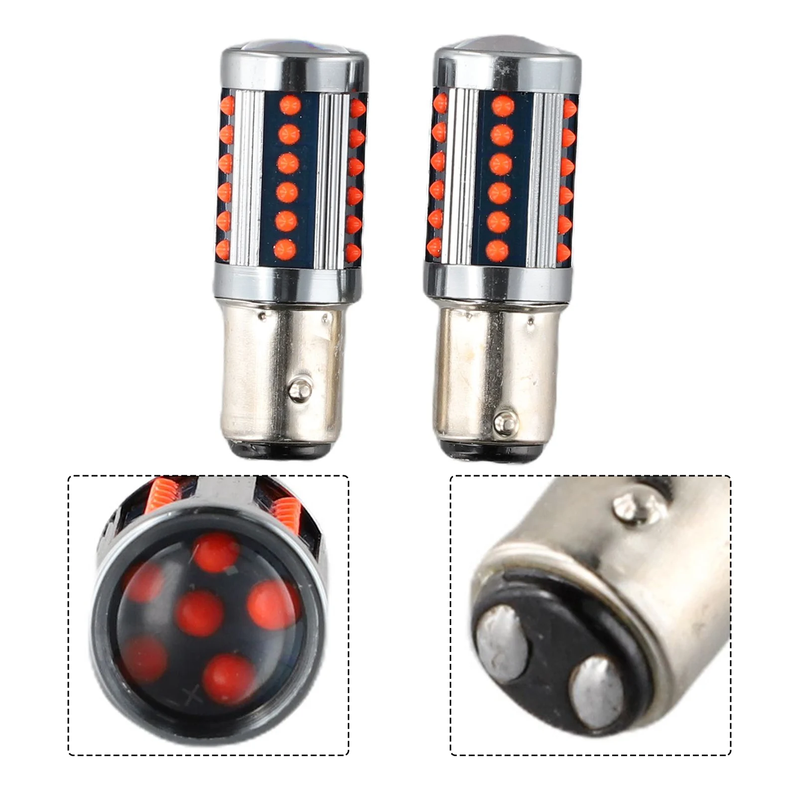 2PCS Red 1157 BAY15D COB LED Bulb Auto Rear Light Superbright Car Stop Brake Light Tail Lamp DC/AC LED Light Bulb Auto Accessory
2PCS Red 1157 BAY15D COB LED Bulb Auto Rear Light Superbright Car Stop Brake Light Tail Lamp DC/AC LED Light Bulb Auto Accessory
