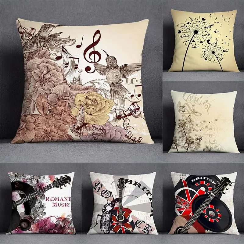Customizable Note Guitar Series Pattern Home Decor Pillowcase Square Office Cushion Cover
Customizable Note Guitar Series Pattern Home Decor Pillowcase Square Office Cushion Cover