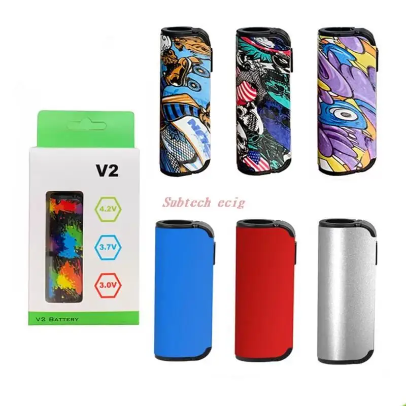 

Authentic Beleaf V2 Battery Mod 450mAh VV Variable Voltages 510 Thread Preheating Magnetic Connection for Thick Oil Cartridges