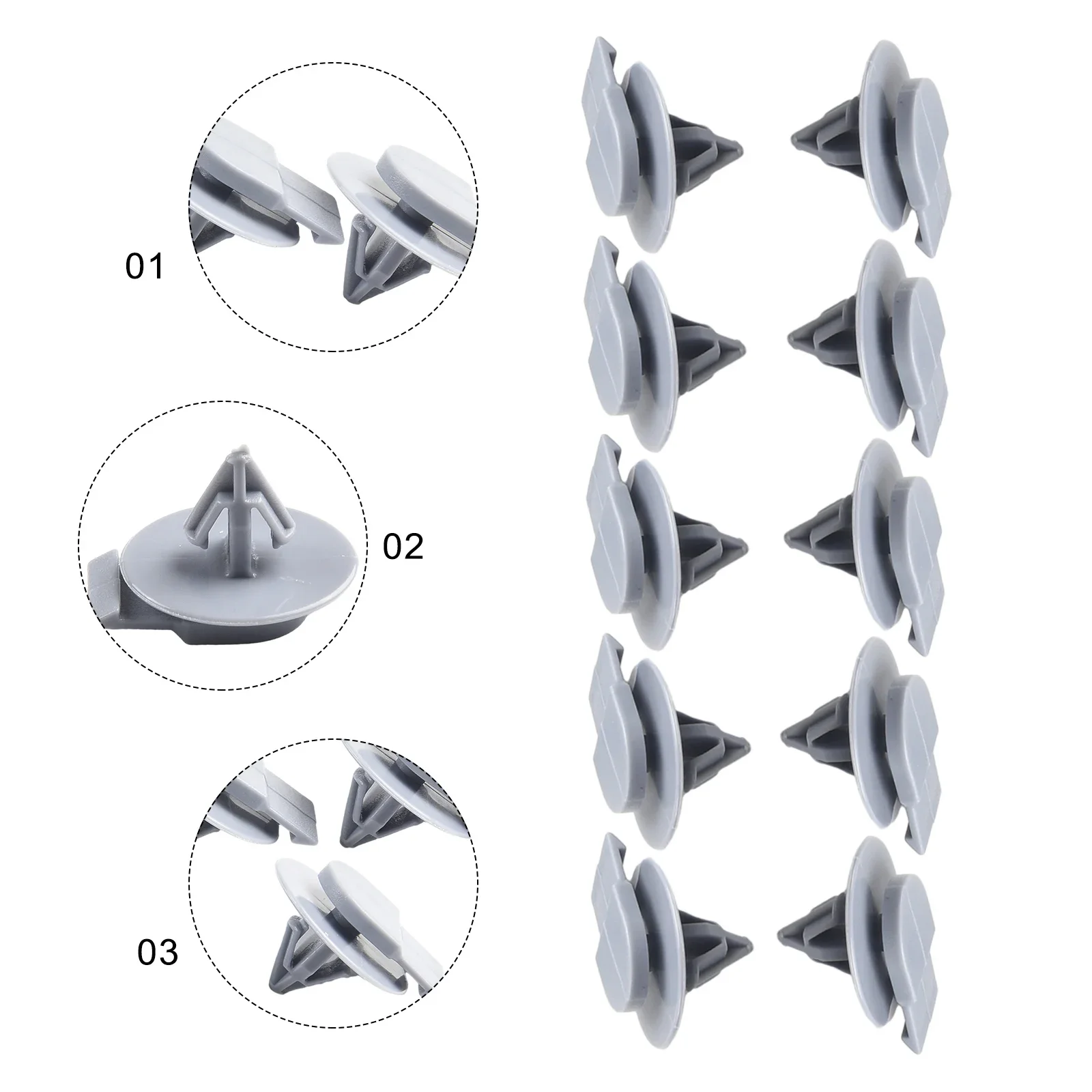 10Pcs Car Wheel Arch Trim Molding Clips Plastic Rivet Rubber Buckle For BMW For Mini For Cooper R50 R52 R55 R56 #0713275782
10Pcs Car Wheel Arch Trim Molding Clips Plastic Rivet Rubber Buckle For BMW For Mini For Cooper R50 R52 R55 R56 #0713275782