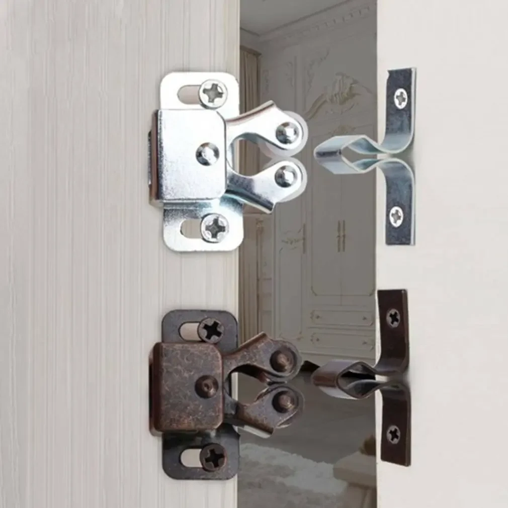 

Furniture Accessories Cabinet Catches Door Stopper Damper Buffer Magnet Closer Ball Lock 4 Sets New Hardware Fittings