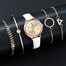 montre femme Women Watch Set 5pcs Woman Leather Quartz Wristwatch Ladies Bracelet Luxury Watch Casual Grace relogio feminino
montre femme Women Watch Set 5pcs Woman Leather Quartz Wristwatch Ladies Bracelet Luxury Watch Casual Grace relogio feminino