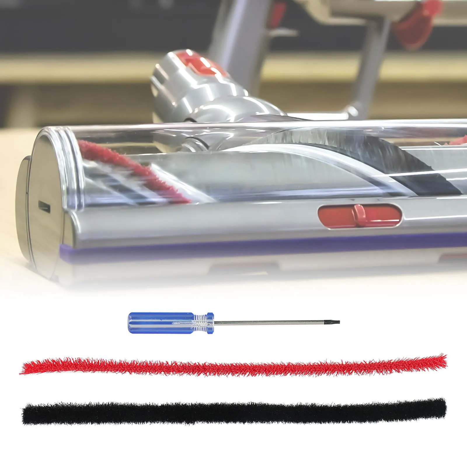 2pcs Soft Plush Strips Replacements 26cm For Dyson V11-V15 Vacuum Cleaner Parts Roller Head Brush Strip Accessories
2pcs Soft Plush Strips Replacements 26cm For Dyson V11-V15 Vacuum Cleaner Parts Roller Head Brush Strip Accessories