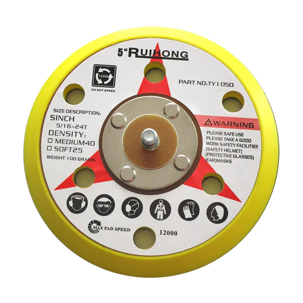 5inch 6-Holes Flocking Sanding Disc M8 Thread Backing Pad Power Sander Parts Durable And Environmentally Friendly
5inch 6-Holes Flocking Sanding Disc M8 Thread Backing Pad Power Sander Parts Durable And Environmentally Friendly