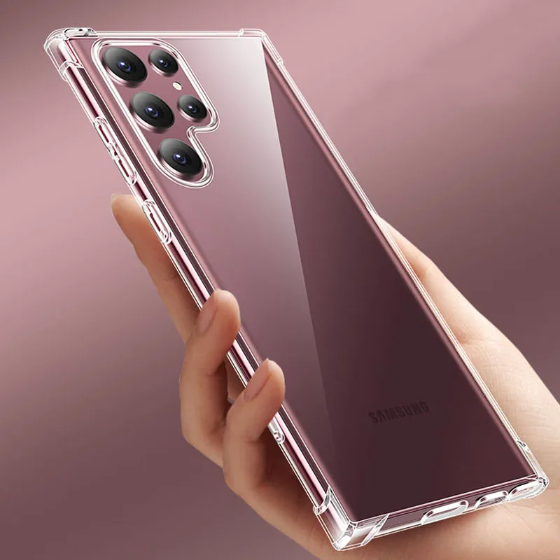 High Quality Clear Case for Samsung Galaxy S22 Ultra Silicone Soft Phone Back Funda S21 FE S22Ultra S20Plus S21Ultra S20FE S21FE
High Quality Clear Case for Samsung Galaxy S22 Ultra Silicone Soft Phone Back Funda S21 FE S22Ultra S20Plus S21Ultra S20FE S21FE