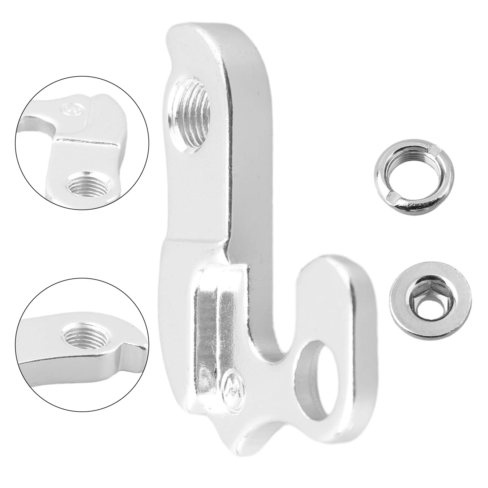 Brand New Derailleur Hanger Bicycle Replace Parts Silver Color Aluminum Alloy CNC Precision Machinin For SCOTT
Brand New Derailleur Hanger Bicycle Replace Parts Silver Color Aluminum Alloy CNC Precision Machinin For SCOTT