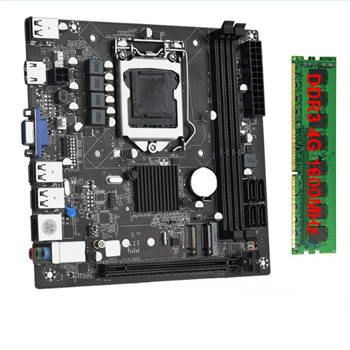 Материнская плата ITX H61 для настольного компьютера с 1x4G DDR3 1600 МГц ОЗУ ЦП LGA 1155 поддержка до 16 ГБ ОЗУ Слоты 100M сетевая карта
Материнская плата ITX H61 для настольного компьютера с 1x4G DDR3 1600 МГц ОЗУ ЦП LGA 1155 поддержка до 16 ГБ ОЗУ Слоты 100M сетевая карта