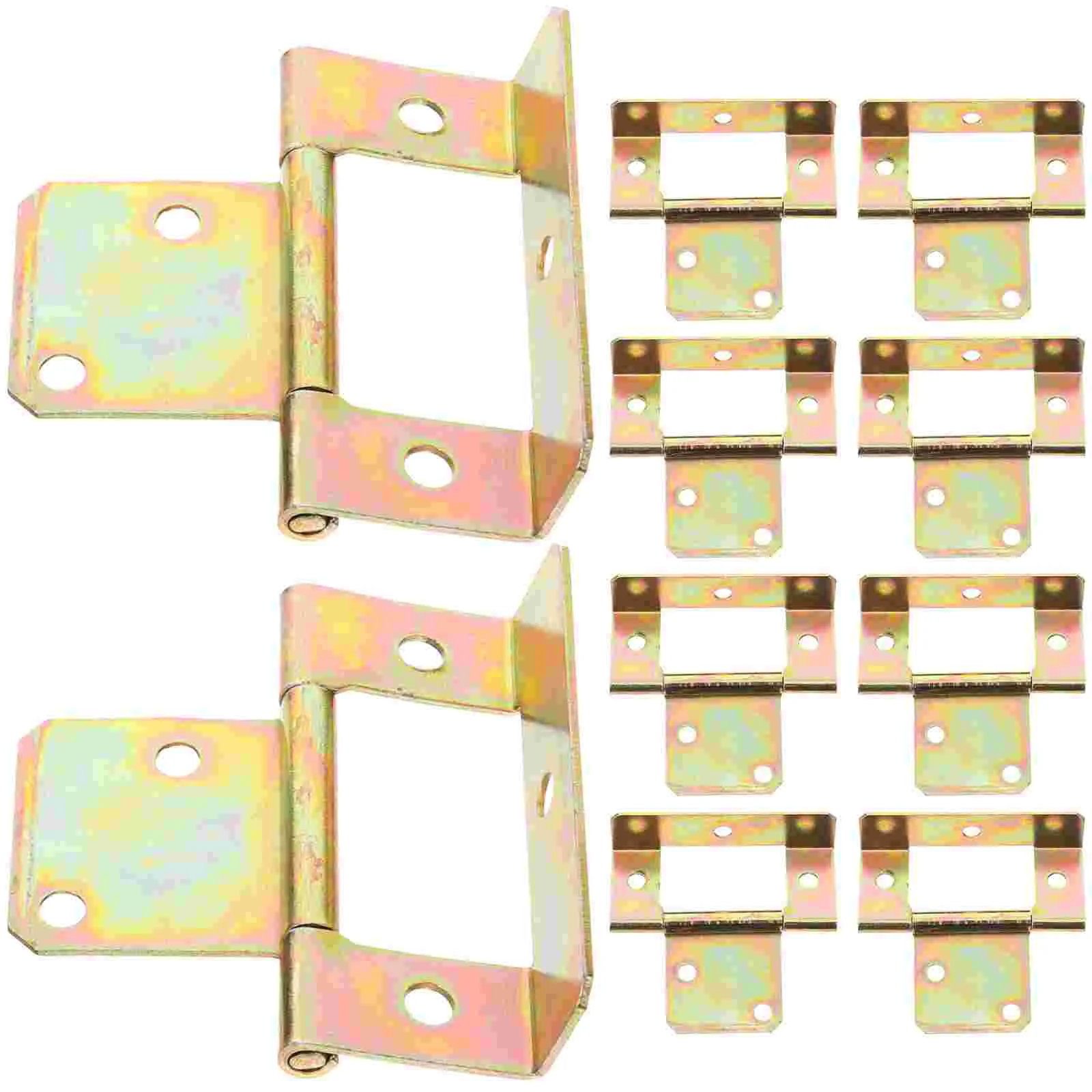 10 Pcs Cabinet Door Hinges Small Lock Vintage Furniture Non Mortise Flat Stainless Steel
10 Pcs Cabinet Door Hinges Small Lock Vintage Furniture Non Mortise Flat Stainless Steel