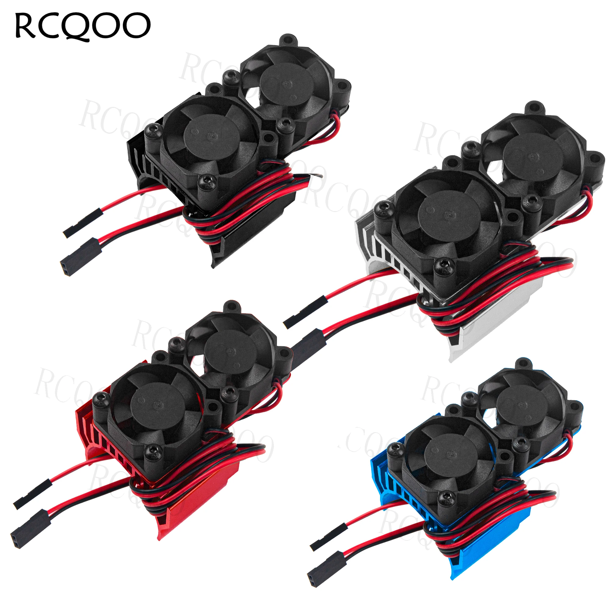 RC Motor Heatsink with Dual 5V Cooling Fan for 550 540 Size Electric Motor Heatsink for Traxxas Tamiya Redcat HPI Wltoys
RC Motor Heatsink with Dual 5V Cooling Fan for 550 540 Size Electric Motor Heatsink for Traxxas Tamiya Redcat HPI Wltoys