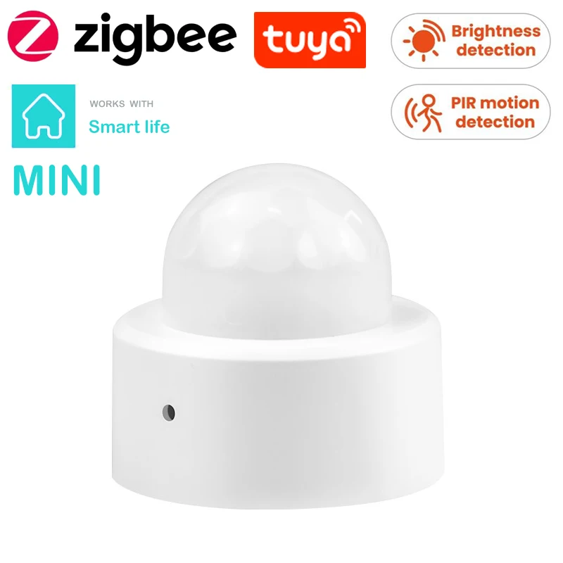 Tuya Zigbee Mini PIR Motion Movement Human Body Detector with Brightness Luminance Sensor Lux Meter Infrared Home Security Alarm
Tuya Zigbee Mini PIR Motion Movement Human Body Detector with Brightness Luminance Sensor Lux Meter Infrared Home Security Alarm