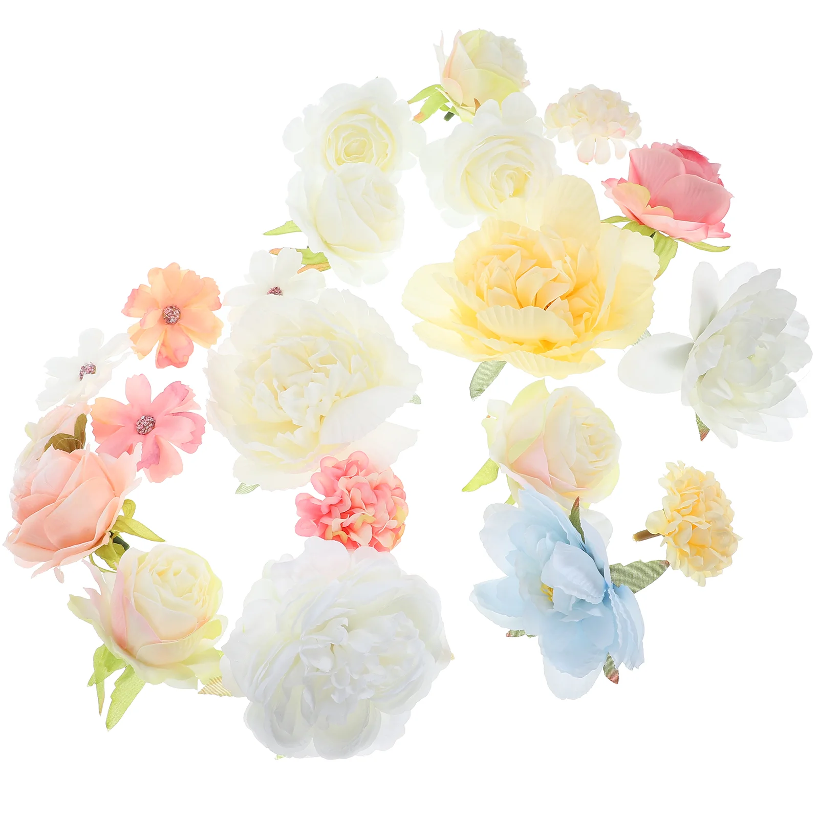 21pcs Artificial Flower Decorations Diy Fake Flower Headband Making Fake Flower Silk Flower for Handcraft
21pcs Artificial Flower Decorations Diy Fake Flower Headband Making Fake Flower Silk Flower for Handcraft